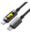 کابل Type-C به Type-C ایس‌فست ACEFAST C21-03 طول 1.2 متر توان 60 وات - مشکی - گارانتی 18 ماهه