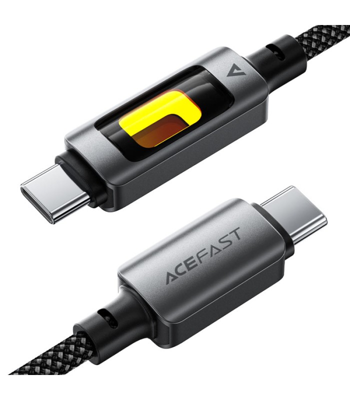کابل Type-C به Type-C ایس‌فست ACEFAST C21-03 طول 1.2 متر توان 60 وات - مشکی - گارانتی 18 ماهه