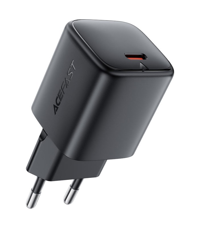 شارژر دیواری ایس‌ فست مدل ACEFAST Fast GaN PD45W A119 Charger توان ۴۵ وات - مشکی - گارانتی ۱۸ ماهه