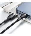 کابل Type-C ایس‌ فست مدل ACEFAST Cable C22-04 طول ۱.۲ متر شدت جریان ۳ آمپر - مشکی - گارانتی ۱۸ ماهه