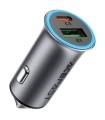 شارژر فندکی ایس‌ فست مدل ACEFAST Car Charger B16 توان ۹۵ وات - خاکستری تیره - گارانتی ۱۸ ماهه