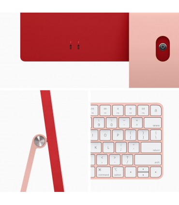 آی‌مک ۲۴ اینچ M1 8-7Core/256GB/8GB مدل MJVA3 - رنگ صورتی