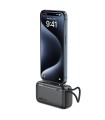 پاوربانک ایس‌ فست مدل ACEFAST Power Bank M27 | طرفیت ۱۰,۰۰۰ میلی‌آمپر | توان ۲۲.۵ وات همراه با کابل متصل - مشکی - گارانتی ۱۸ ماهه