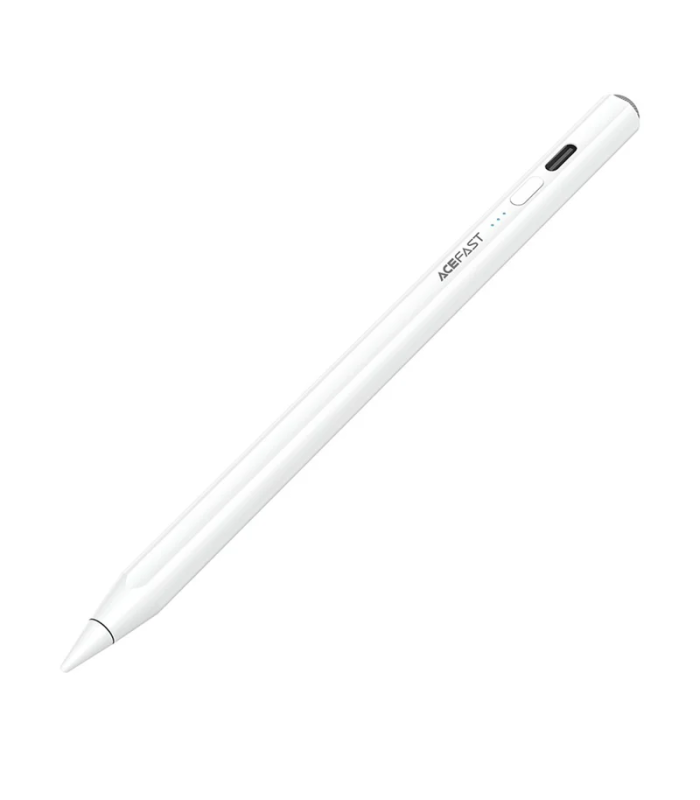 قلم لمسی ایس‌ فست مدل ACEFAST IP For Pen Capacitive V2 مناسب آیپد - سفید - گارانتی ۱۸ ماهه