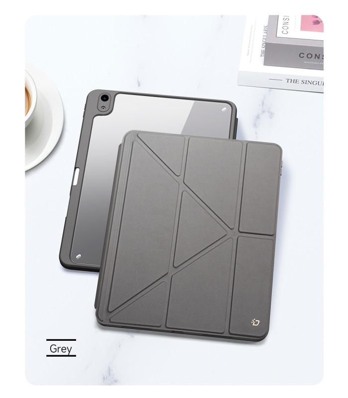 کیف کلاسوری دوکس دوکیس مدل Magi Series Case magi 0053 - مناسب برای آیپد ایر ۱۱ (۲۰۲۴-۲۰۲۵) و ۱۰.۹ - رنگ خاکستری