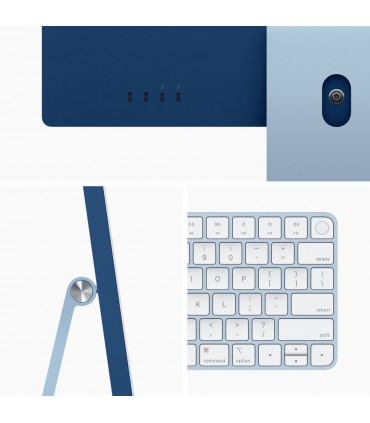 آی‌مک ۲۴ اینچ M1 8-8Core/256GB/8GB مدل MGPK3 - رنگ آبی