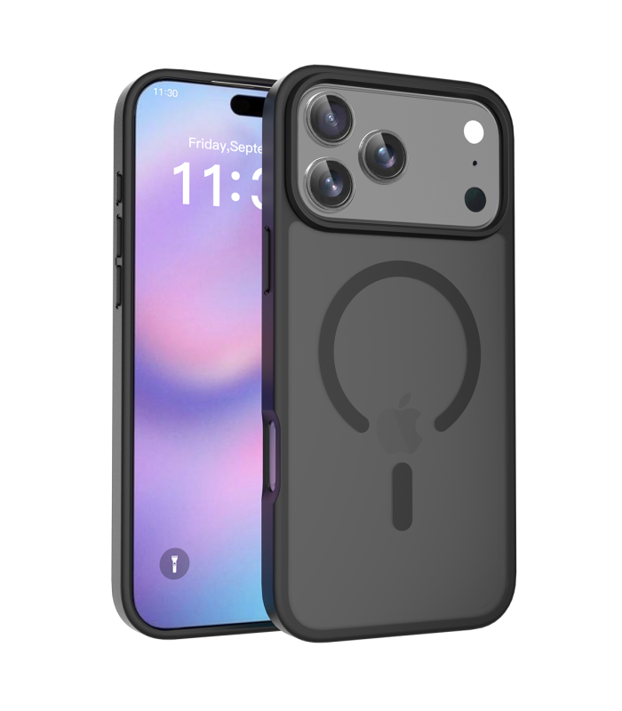 قاب مگ سیف دلفی مدل Delfy KryoCase - مناسب برای آیفون ۱۷ پرومکس - مشکی مات