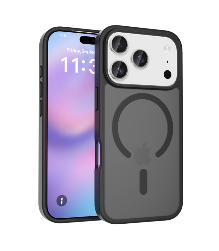 قاب مگ سیف دلفی مدل Delfy KryoCase - مناسب برای آیفون ۱۷ پرو - مشکی مات