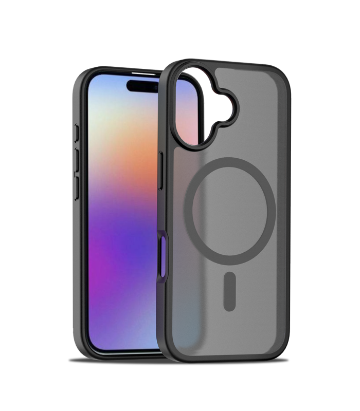 قاب مگ سیف دلفی مدل Delfy KryoCase - مناسب برای آیفون ۱۷ نرمال - مشکی مات