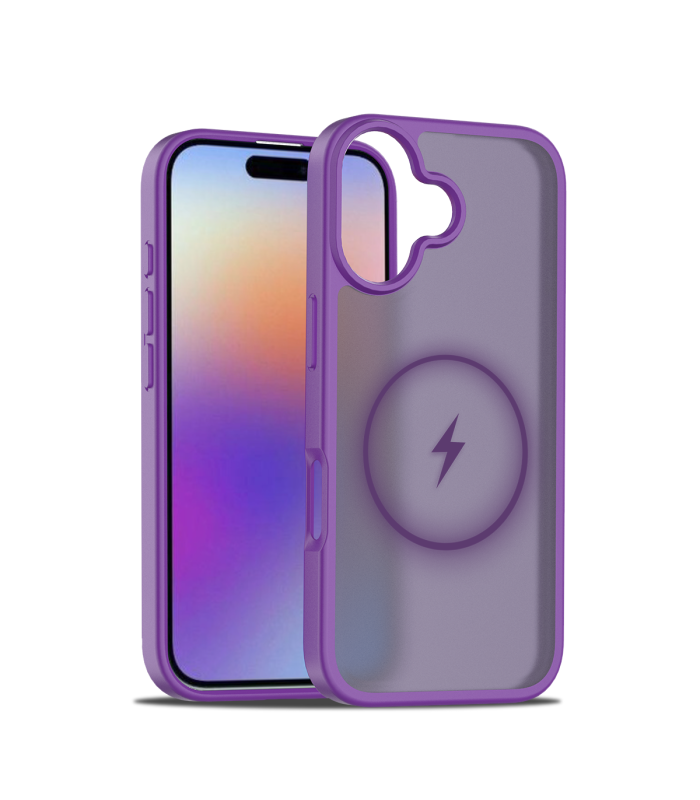 قاب مگ سیف دلفی مدل Delfy KryoCase - مناسب برای آیفون ۱۷ نرمال - بنفش مات