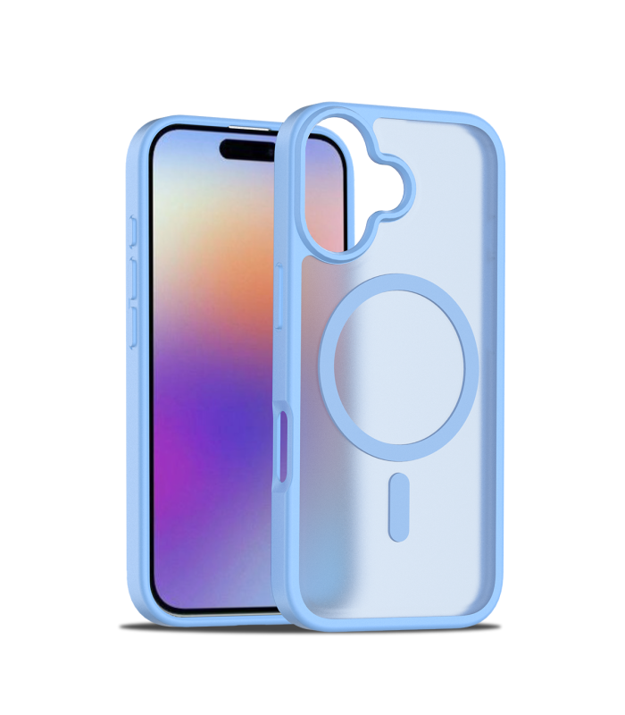 قاب مگ سیف دلفی مدل Delfy KryoCase - مناسب برای آیفون ۱۷ نرمال - آبی مات