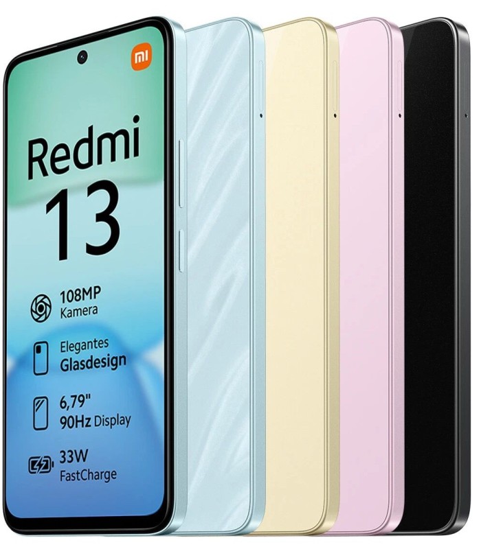 گوشی موبایل شیائومی مدل Xiaomi Redmi 13 - رم/ظرفیت ۸-۲۵۶ گیگابایت - رنگ مشکی