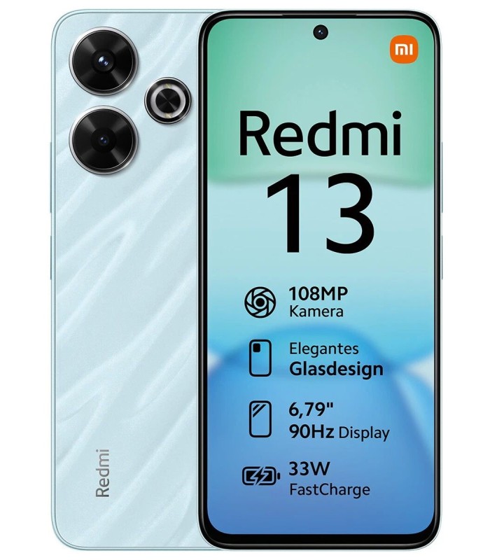 گوشی موبایل شیائومی مدل Xiaomi Redmi 13 - رم/ظرفیت ۸-۲۵۶ گیگابایت - رنگ آبی