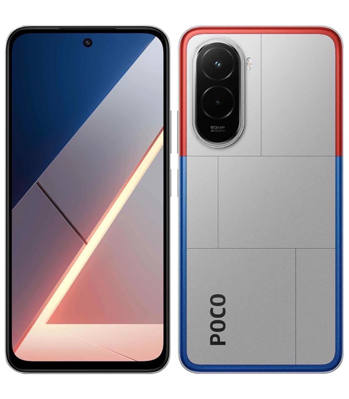 گوشی موبایل شیائومی مدل Xiaomi Poco M7 4G - رم/ظرفیت ۸-۲۵۶ گیگابایت - رنگ نقره‌ای