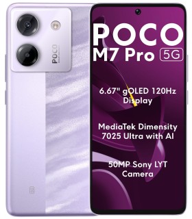 گوشی موبایل شیائومی پوکو مدل Xiaomi Poco M7 Pro 5G - رم/ظرفیت ۱۲-۵۱۲ گیگابایت - رنگ بنفش