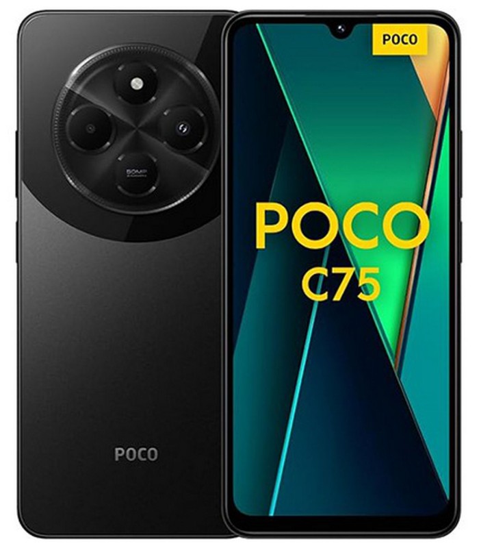 گوشی موبایل شیائومی پوکو مدل Xiaomi Poco C75 - رم/ظرفیت ۸-۲۵۶ گیگابایت - رنگ مشکی