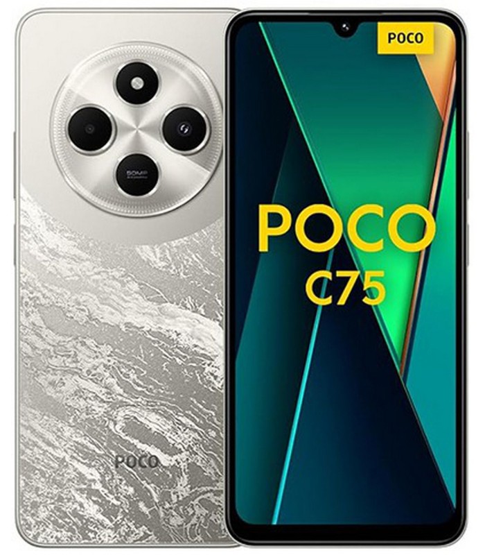 گوشی موبایل شیائومی پوکو مدل Xiaomi Poco C75 - رم/ظرفیت ۸-۲۵۶ گیگابایت - رنگ طلایی