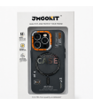 قاب آیفون مگ‌ سیف جی ام گو کیت مدل JMGOKIT Case مناسب برای آیفون ۱۵ پرو | رنگ خاکستری مات
