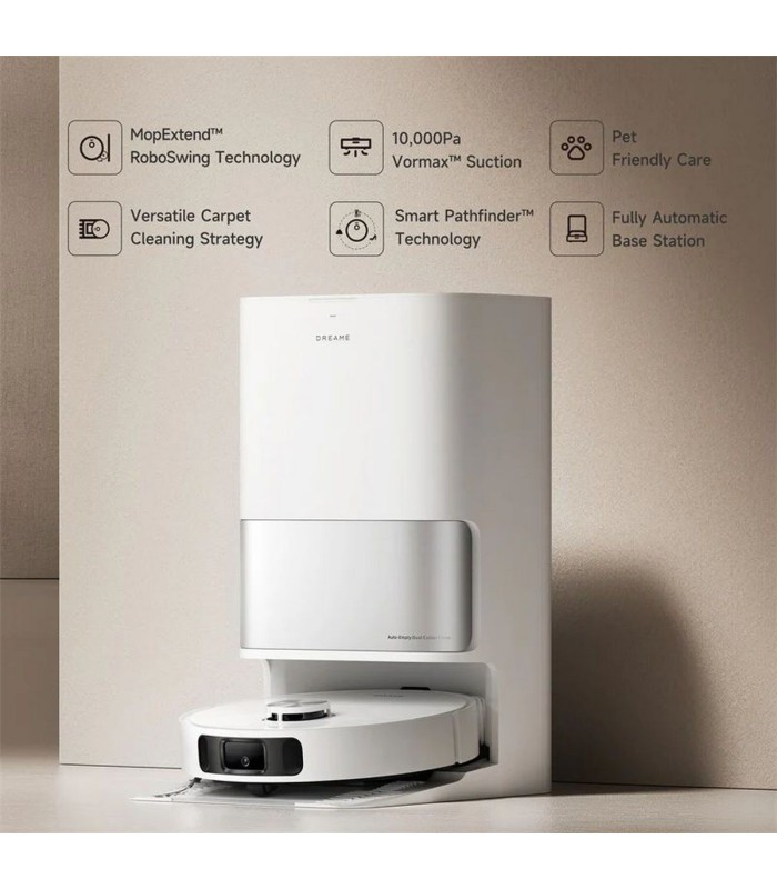 جارو رباتیک شیائومی دریم مدل Dreame L10s Ultra Gen 2 - رنگ سفید