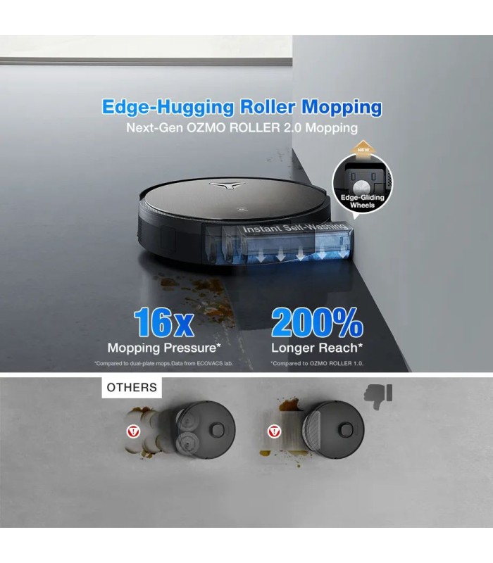 جارو رباتیک هوشمند اکووکس مدل Ecovacs DEEBOT X11 PRO OMNI - رنگ مشکی