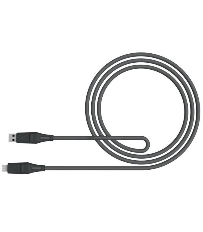 کابل اس‌تی‌ام USB-A به Lightning - سری STM DUX - رنگ خاکستری