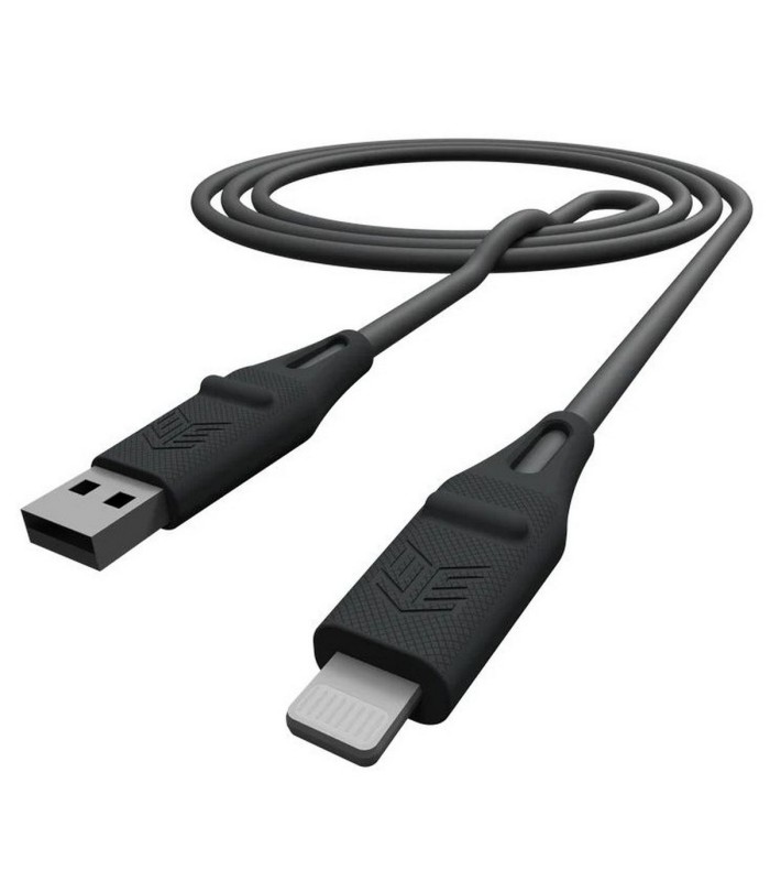 کابل اس‌تی‌ام USB-A به Lightning - سری STM DUX - رنگ خاکستری