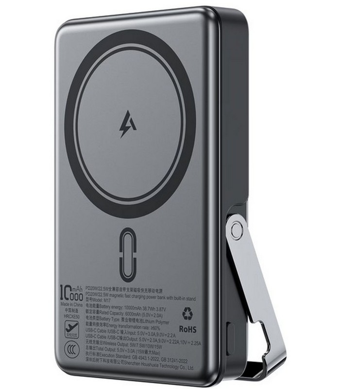 پاوربانک مگ‌سیف ۱۰۰۰۰ ایس‌ فست مدل ACEFAST M17 Power Bank توان ۲۲.۵ وات - گارانتی ۱۲ ماهه