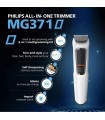 ماشین اصلاح موی سر و صورت شارژی فیلیپس مدل Philips All-in-One Trimmer MG3710/33
