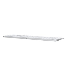 کیبورد بی‌سیم اپل به همراه نام‌پد و تاچ آی‌دی مدل Magic Keyboard with Touch ID and Numeric (USB-C) - رنگ سفید