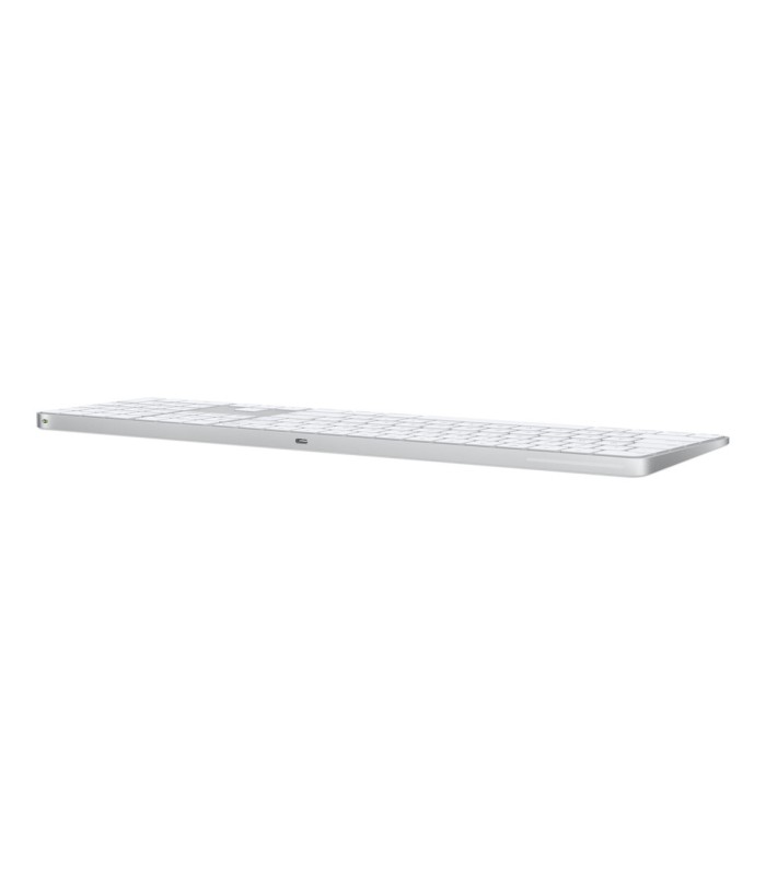 کیبورد بی‌سیم اپل به همراه نام‌پد و تاچ آی‌دی مدل Magic Keyboard with Touch ID and Numeric (USB-C) - رنگ سفید