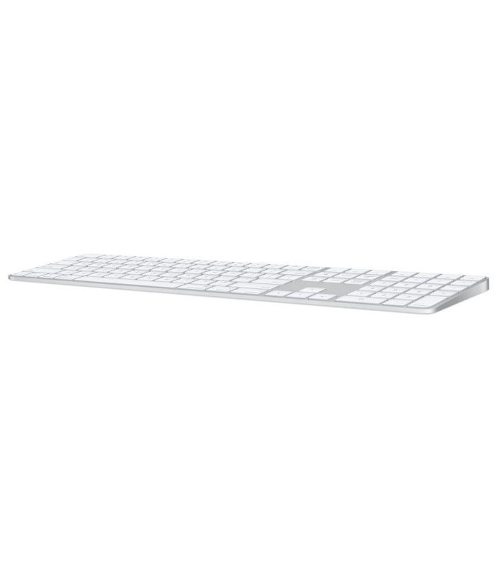 کیبورد بی‌سیم اپل به همراه نام‌پد و تاچ آی‌دی مدل Magic Keyboard with Touch ID and Numeric (USB-C) - رنگ سفید