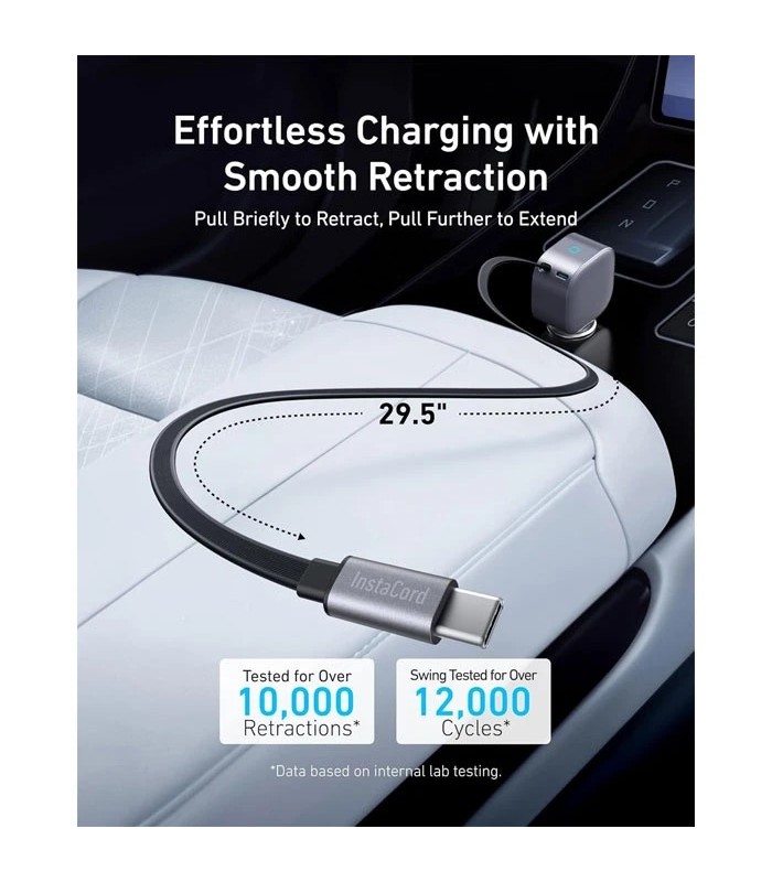 شارژر فندکی انکر مدل Anker Nano 75w A2738 - رنگ مشکی