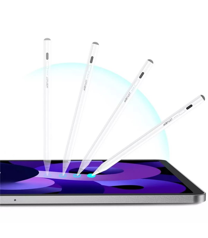 قلم لمسی ایس‌ فست مدل ACEFAST IP For Pen Capacitive V2 مناسب آیپد - سفید - گارانتی ۱۸ ماهه