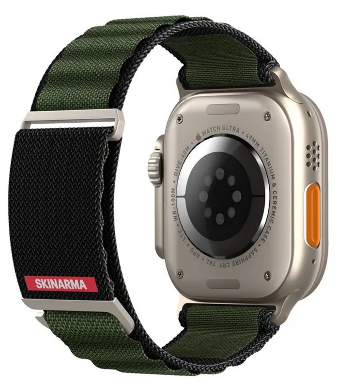 بند اپل واچ اسکین‌آرما مدل SKINARMA Kobu Strap 44/45/46/49 mm - سبز