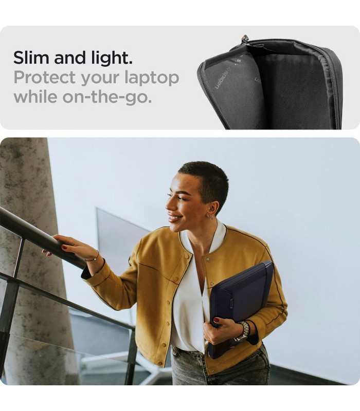 کیف لپ‌تاپ ۱۵و۱۶ اینچی اسپیگن مدل Spigen KD100 Laptop Sleeve - مشکی