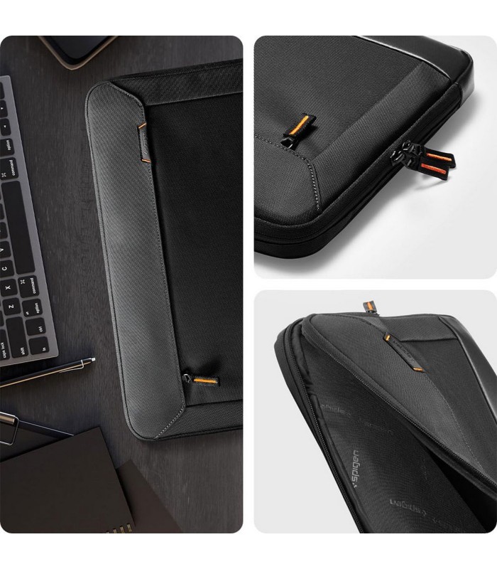 کیف لپ‌تاپ ۱۵و۱۶ اینچی اسپیگن مدل Spigen KD100 Laptop Sleeve - مشکی