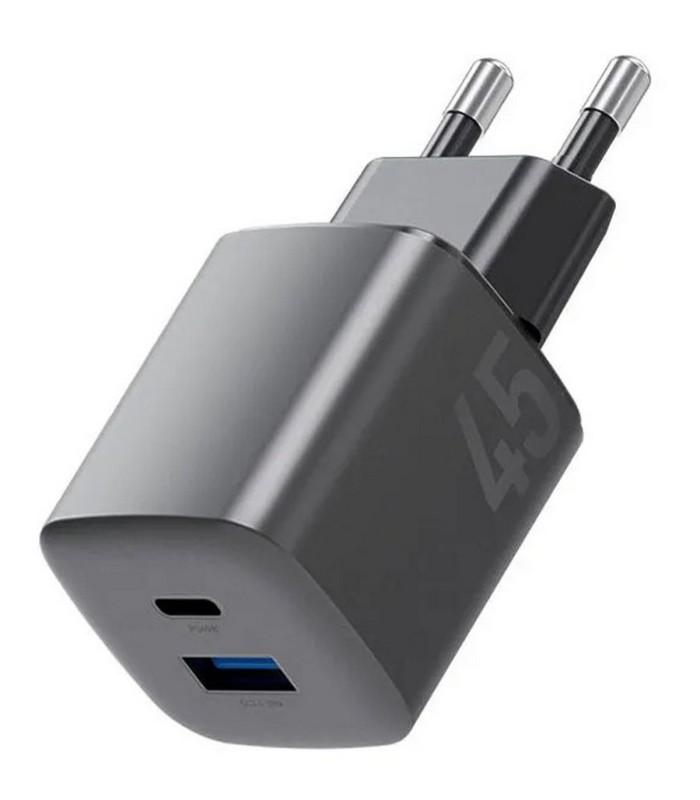 آداپتور انرژیا مدل Energea Ampcharge Mini45 - توان ۴۵ وات  - رنگ خاکستری همراه با گارانتی شرکتی