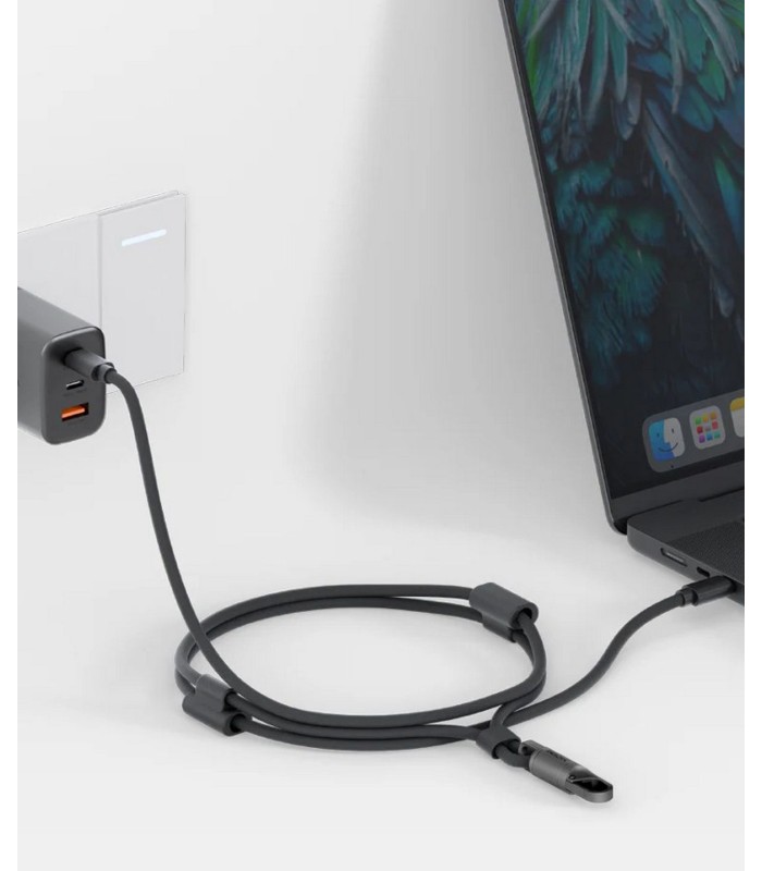 بند و کابل شارژ کراس‌بادی انرژیا مدل Energea Lasso Crossbody Strap همراه با گارانتی شرکتی - رنگ مشکی