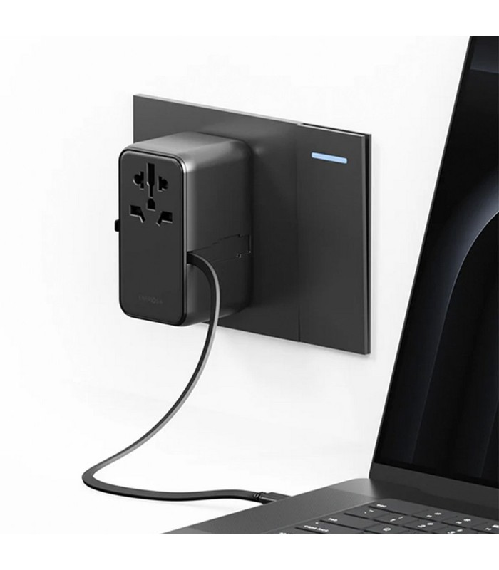 آداپتور مسافرتی انرژیا مدل Energea TravelWorld Adaptor GAN85 - توان ۸۵ وات همراه با گارانتی شرکتی