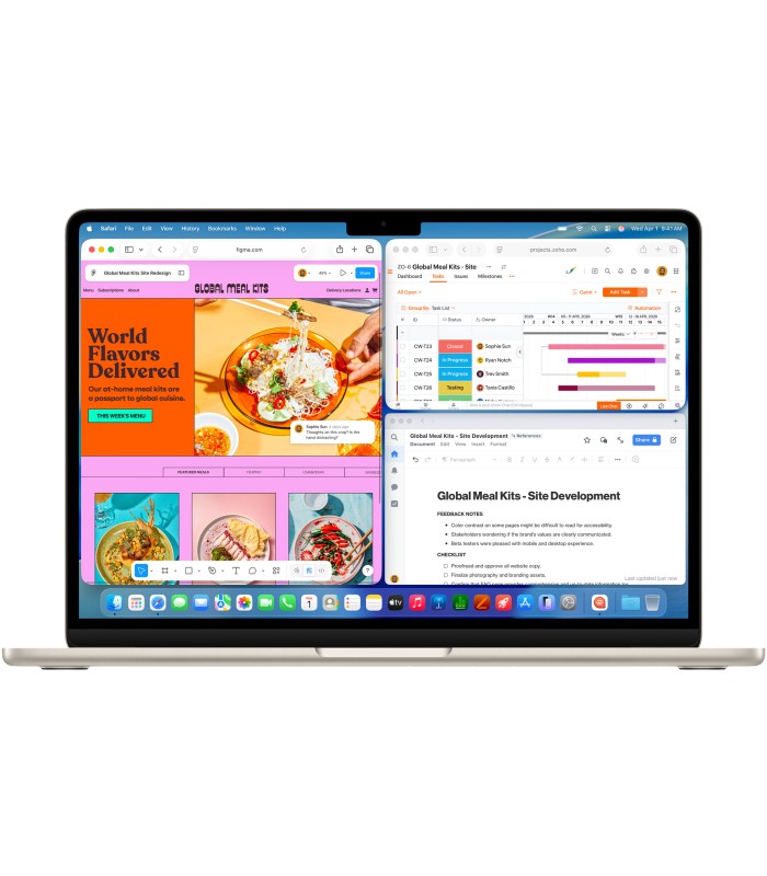 مک بوک ایر ۱۵ اینچی اپل با چیپ M5 10-10Core/1TB/16 GB - مدل MDVK4 - رنگ میدنایت