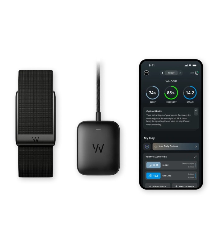 مچ بند هوشمند هوپ مدل WHOOP ONE 5.0 با اشتراک ۱۲ ماهه - رنگ مشکی