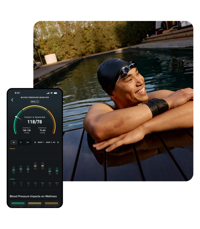 مچ بند هوشمند هوپ مدل WHOOP LIFE MG با اشتراک ۱۲ ماهه - رنگ مشکی