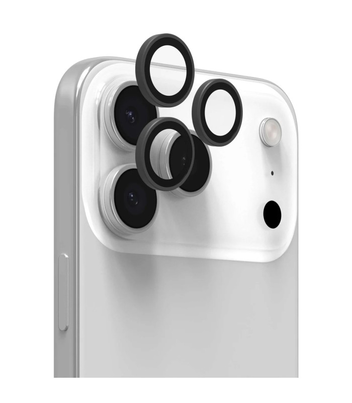 محافظ لنز دوربین زگ مدل ZAGG Premium Camera Lens Protector مناسب برای آیفون ۱۶ و ۱۷ Pro و ProMax | رنگ نقره‌ای