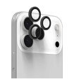 محافظ لنز دوربین زگ مدل ZAGG Premium Camera Lens Protector مناسب برای آیفون ۱۶ و ۱۷ Pro و ProMax | رنگ نقره‌ای