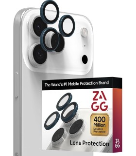 محافظ لنز دوربین زگ مدل ZAGG Premium Camera Lens Protector مناسب برای آیفون ۱۶ و ۱۷ Pro و ProMax | رنگ آبی