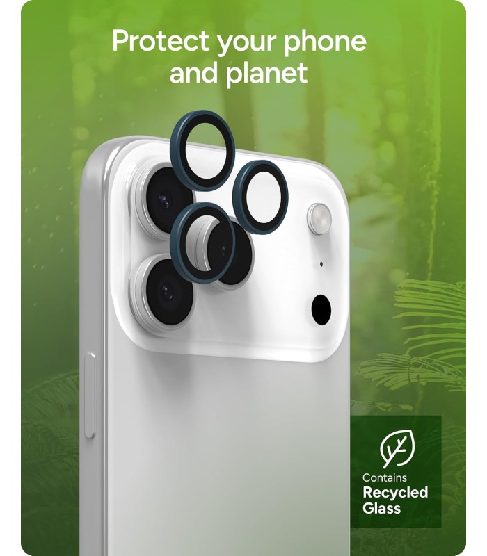محافظ لنز دوربین زگ مدل ZAGG Premium Camera Lens Protector مناسب برای آیفون ۱۶ و ۱۷ Pro و ProMax | رنگ آبی