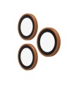 محافظ لنز دوربین زگ مدل ZAGG Premium Camera Lens Protector مناسب برای آیفون ۱۶ و ۱۷ Pro و ProMax | رنگ نارنجی