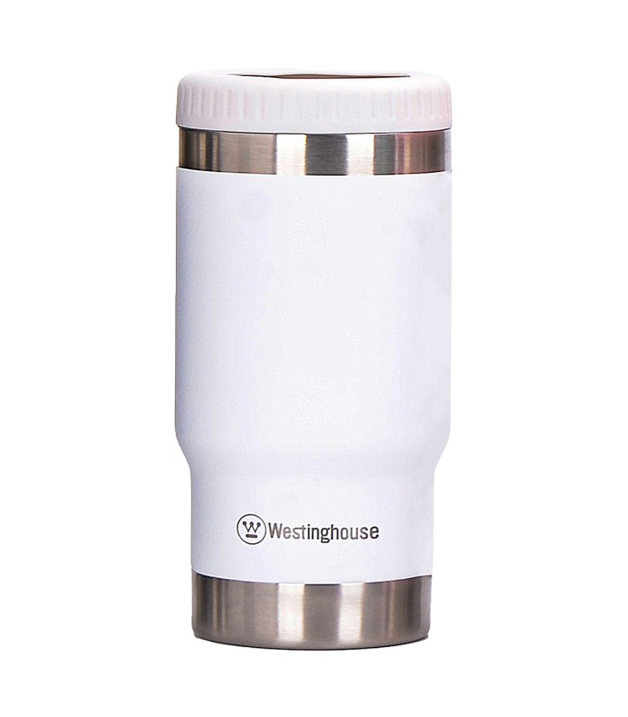 ماگ سفری وستینگ‌هاوس مدل Westinghouse Can cooler گنجایش ۰.۴۵ لیتر - رنگ سفید