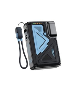 پاوربانک پریزدار ۱۰ هزار پاورولوژی مدل Powerology 10000mAh Wall Charger MagSafe Power Bank PPBCHA80 - رنگ مشکی