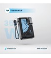 پاوربانک پریزدار ۱۰ هزار پاورولوژی مدل Powerology 10000mAh Wall Charger MagSafe Power Bank PPBCHA80 - رنگ مشکی